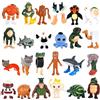 Audasi 24 Pcs Tung Tung Tung Sahur Figure,Set Di Figure D'Azione Brainrot Italiano Figure Divertenti Da Collezione Tralalero Tralala Giocattolo Da Scrivania Scimmia Squalo Creativo E Altri Giocattoli