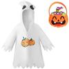 TECHEEL Costume di Halloween per bambini, mantello bianco per bambini, costume da fantasma, costume di Halloween, per bambini e bambine, per feste di Halloween, cosplay, carnevale