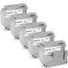 Aken Nastro per Etichette Aken MK-221 9mm x 8m Compatibile con Brother Ptouch MK-221 MK221 M-K221S Nero su Bianco, Compatibile con Brother PT-65 PT-60 PT-90 PT-55 PT-70BM PT-75 PT-85
