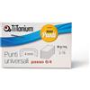 Generico Titanium - TI1002T - Punti universali - 6/4 - acciaio-zinco cromato - conf. 10000 punti - Graffette (10000)
