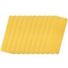 QUARKZMAN Alluminio Etichetta Vuota 50 x 22 x 0.25mm Incisione a Rettangolo Vuoti Carta con 2 Foro per Targhetta Macchina Etichetta Fai da te 10pz (Tonalità Oro)