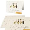 the lazy panda card company Calendario dell'Avvento come biglietti di Natale o biglietti di Natale, set da 3 calendario dell'Avvento da inviare o conservare