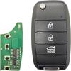 kuyuansu Telecomando per KIA K2 K5 Sorento Soul Carens Sportage 433Mhz ID60 Chip | Caso chiave pieghevole ricambio, Richiede programmazione