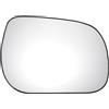 A ABSOPRO Specchio Retrovisore Destro per Toyota RAV4 2005-2011 1pc | Bianco, Vetro Reale, Convesso, Non Riscaldato, Con Piastra Di Supporto, Regolazione Elettrica, OE 8793142890, Diagonale 20cm