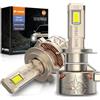 D-Lumina Lampadina H7 LED Canbus 150W 28000LM,Chip CPS 6500K 600% Brillante,Tipo Universale Con Lenticolari Che Senza Lenticolari,Tubo di Rame Spesso+Raffreddamento a Ventola,Lampade Led H7,2 Pezzi