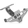 YIEBA Accessori moto Supporto universale Compatibile con piastra di eliminazione del parafango Compatibile con GSXR 600 750 1000 Compatibile con CBR 250R 300R 400R 500R 600RR 1000RR Grigio
