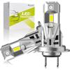 AGLINT Lampadine LED H7 12V Auto Lampadina per Esterni 400% Brillante Non Richiede Adattatore 1:1 Mini Sostituzione per Alogena 6500K Bianco