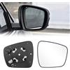 Altsbaos 1PCS Compatibile con Renault Kadjar Specchietto 2015-2022, Specchio Retrovisore Riscaldato Koleos MK2 2016-2023, Vetro Specchio Espace V 2015-2023（Destro)