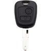 kuyuansu Guscio chiave 2 Pulsanti per Citroën C1 C2 C3 C4 Picasso Xsara NE73 Lama