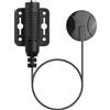 SinLoon Piezo Pickup, Trasduttore Stick-On senza foratura per chitarra acustica, violino, ukulele, mandolino, fiddle cinese e cajon con cavo da 40 cm e jack femmina da 1/4 di pollice