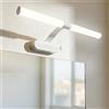 Lampada LED da Specchio 40cm Bianca 6W IP54 - Da parete o su mobile Colore Bianco Naturale 4.000K