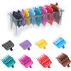 VGR 890 Set di Pettini Guida Professionali per Tagliacapelli, 8 Pezzi con Colori Diversi e Supporto per Pettini, Compatibili con la Maggior Parte dei Tagliacapelli, da 1/16 Pollice a 3/4 Pollice