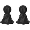 Kutocesy Succhiatori Per Capezzoli BDSM Per Donne Con Aspirazione Manuale Per La Stimolazione Dei Capezzoli Pompa A Ventosa Per Coppie Giocattoli Sessuali Per Donne (Black)