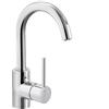 Cornat Rubinetto monocomando per lavabo Fiora - Corpo in zinco cromato - Girevole - Attacco a bassa pressione (senza pressione) - Rubinetto per lavabo/rubinetto da bagno/Faucet / FIO12