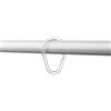 TATAY 12 anelli tenda doccia trasparenti Ø3 cm | Design universale | Plastica resistente | Montaggio facile senza attrezzi | Anelli per tende doccia made in Europa | Garanzia 5 anni
