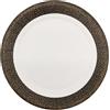 LE NAPPAGE ARTS DE LA TABLE 10 piatti glitterati nero/oro in cartone, 23 cm
