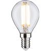 Paulmann 28650 Lampadina LED filamento a goccia 6,5 Watt lampadina classica chiaro 2700 K bianco caldo E14