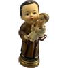DRW Figura San Antonio per bambini in resina dipinta a mano 10x3x4 cm