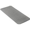 TATAY Tappeto Antiscivolo Vasca | 50% Materiale Riciclato | Ventose a Forte Aderenza & Comfort | Alta Qualità & Resistente | Superficie Morbida | 92x42 cm - Grigio