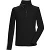 Killtec Uomo Camicia in Pile con Collo Alto e Zip KSW 99 MN FLC Shrt, Schwarz, XL, 40878-000