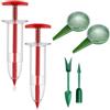 Lguaquanx 6 pezzi Distributore di Sementi, Mini Spargitore di Semi, Dispenser di Semi, Distributore di Sementi da Giardino, Seminatrice Manuale per Semi, Seminatrice da Giardino per Semi Piccoli, Fiore