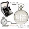 Monogramma Incisione Personalizzata Orologio da Tasca Baronial