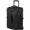 Samsonite Paradiver Light - Borsone con Ruote (55 cm), Small, Bagaglio a Mano, Idrorepellente, Leggero, 48,5L, Nero (Black)