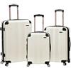 Rockland London Hardside Spinner Wheel Bagagli, bianco, Taglia unica, London Hardside Spinner Wheel Bagagli