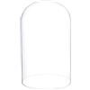 BENECREAT Copertura in Vetro Trasparente da 15.2x24.8cm, Copertura A Cupola in Vetro A Forma di Cloche, Copertura Decorativa per Piante, Lucine O Decorazioni per La Tavola