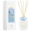COCORRÍNA Profumo per Ambienti con 8 Bastoncini di Fragranza 200ml, Pure Island, Lunga Durata, Profumo per Bagno, Soggiorno, Camera da Letto, Decorazione per Scaffali (Fiore di Gesso)