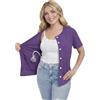 USBD Camicia Girocollo Post Mastectomia con Tasche di Scarico, Rosa Chiaro, XX-Large