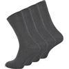 BestSale247 Calzini da uomo in cotone Comfort (8 paia) - Calzini sanitari senza elastico in vita - Calze, 8 paia/antracite, 43-46