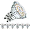EACLL Lampadina LED GU10, luce bianca calda, 7 W, sostituisce lampadine alogene da 100 W, confezione da 6. 900 lumen, 3000 K, lampadine, AC 230 V, faretto senza sfarfallio, angolo di diffusione 120°