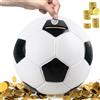 Clvsyh Salvadanaio di Calcio, 15 CM Salvadanaio A Forma Di Pallone Da Calcio, Salvadanaio Infrangibile, Salvadanaio Di Pallone Per Bambini, Regalo Per Ragazzi, Ragazze E Adulti