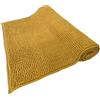 CATTANI TESSUTI Tappeto Bagno 60x120 cm - 70x140 cm Antiscivolo Morbido Assorbente Tappetino Antiscivolo Antimuffa Ciniglia Moderno Tappeto Lavabile In Lavatrice (70x140 cm, giallo)