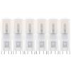 HUAMu Bombubilla G9 lampadine LED 3W, G9 luce calda 2700K, equivalente 30W lampada alogena, 250LM, 360 Gradi, AC220-240V, Nessun Lampeggio, Non-Dimmerabile, 6 Pezzi