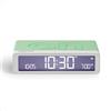 Lexon Flip Classic x Pantone - Sveglia Digitale ON/OFF - Sveglia da Viaggio Ricaricabile - Allarme Silenzioso - Orologio LED da Tavolo - Accessorio di Design per Camera, Ufficio - Menta Glossy