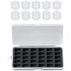 Trimming Shop 10 Bobine Metalliche Per Macchina Da Cucire – Diametro 2 Cm – Acciaio Inox Per Uso Domestico E Industriale - 2