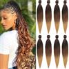 Mscat 30 Inch 8 confezioni per capelli stretti, tre toni, per capelli sintetici sintetici e testati, extension per capelli, 1B3027#