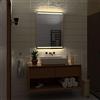 Alasta Denver Specchio da Parete Bagno 80x120 cm Bianco Caldo LED Moderno Specchio Bagno con Luce Specchiera Bagno Illuminata Specchio Bagno LED da Parete