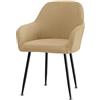 RTSFKFS 2/4/6 Pezzi Copripoltrona Elasticizzato Ufficio Coprisedia con Braccioli Fodera Poltroncina Sala Pranzo Jacquard Casa e Cucina Soggiorno Impermeabile Copertura Sedia da Scrivania ( Color : #25 , Size