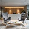MEUBLE COSY Sedia da Riunione Ergonomica e Confortevole, Poltrona da Conferenza e Area Relax, Design Moderno per Ufficio e Sala d'Attesa, Velluto