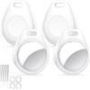 Tukio® Smart Air Tags 4 pezzi, Localizzatore Bluetooth Trova Oggetti Supporto iOS, Tracker 5.3 Bluetooth Localizzazione Batteria Sostituibile, Smart Finder per Chiavi Bagaglio Portafoglio Bicicletta