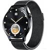 Fitpolo Smartwatch Donna Uomo, 1.32 AMOLED Orologio Fitness Tracker con Effettua/Risposta Chiamate Bluetooth, Contapassi/Cardiofrequenzimetro/Sonno, Impermeabile IP68 per Android iOS Quadrante Rotondo