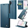 Rerzoiro Cover per Samsung Galaxy Note10 Plus Custodia Portafoglio [Blocco RFID] Premium Pelle PU Wallet Case Flip Libro con Porta Carte Slot Supporto Flip Case per Samsung Galaxy Note10 Plus, Blu