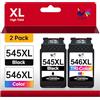 ONLYU PG545XL CL546XL Multipack Cartucce d'inchiostro Sostituzione per Canon 545 546 XL per Pixma TS3150 TR4550 TR4650 TS3450 TS3350 MG2550S MX495 MG3050 MG3051 MG2950 (1 Nero, 1 Tricromia)