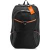 Everki Glide zaino per laptop 17,3 per donna e uomo - robusto e idrorepellente, con strisce riflettenti per studio, viaggio o moto - Nero (EKP129)