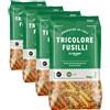 by Amazon Fusilli Tricolore, 500g (Confezione da 4)