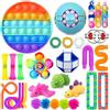 Chennyfun Fidget Toy Set, 30 Pezzi Fidget Toys Pack, Mini Squeeze Toys Cubo Magico Giochi Sensoriali Anti Ansia e Stress è Adatta per Adulti e Bambini, può Essere Usata Come Regali per Feste