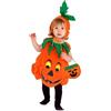 ABICULA Costume da zucca per Halloween, per bambini, per Halloween, feste (90-100 cm)